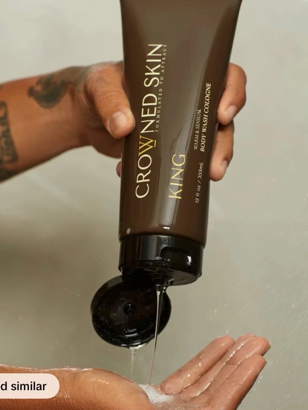 Crowned Skin Men’s Grooming Moisturizer Set - Brown